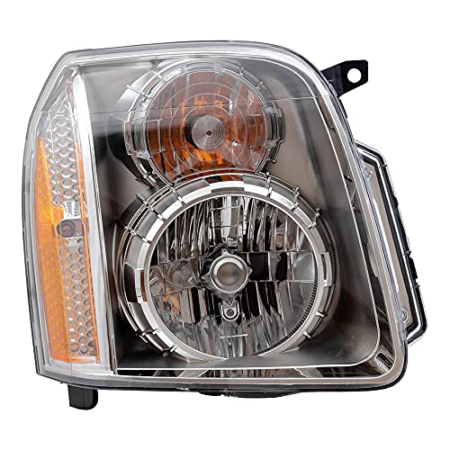 Brock Replacement Driver And Passenger Set Halogen Headlights Compatible With 2007-2014 Yukon Denali & Yukon Xl Denali 20969896 20969897 #TOP1