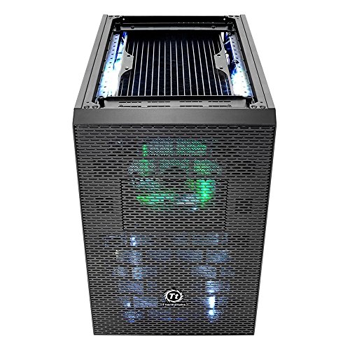 Thermaltake - Core X1 - Micro-Tour Boitier PC avec fenêtre (Mini-ITX) Gris
