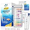 11 in 1 – Aquarium Test Strips | 950 Tests – 150 Strips | Fish Tank Aquariums Water Test Kit & ebook | Aquarium Thermometer | Fish Tank Water Testing Kit Includes 50 Ammonia Strips | Versatile Usage