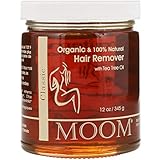 Moom Organic Hair Removal with Tea Tree Refill Jar - 12 oz- Pack of 1
