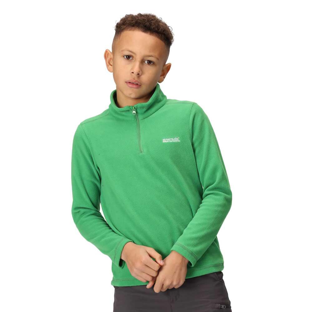 Regatta Field Green Kids' Hot Shot Ii Half Zip Fleece