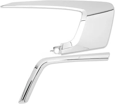 4 PC Front Lower Bumper Chrome Trim Molding Headlight Strips,Compatible For Mitsubishi ASX 2016-2019 Fog Light Cover Car AccessoriesR 2PCS