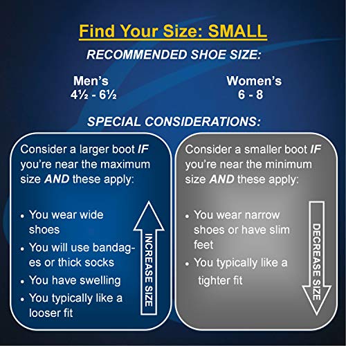 United Ortho Short Cam Walker Fracture Boot, Small, Black #TOP2