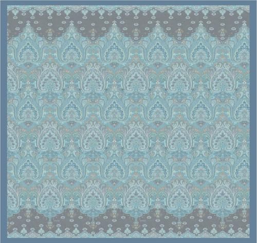 Isolabella Plaid in 100% colore C1 dimensioni: 180 x 250 cm - 9330134 cotone azzurro