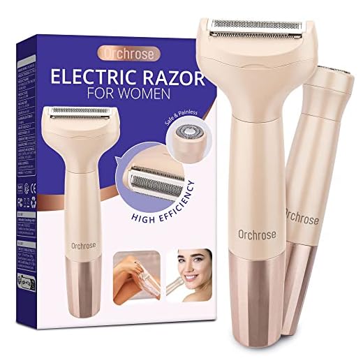 Electric Razors for Women ，Womens Electric Razor 2 in 1 for Leg Face Arm Bikini Armpit Pubic Hair, Electric Shaver for Women Painless Cordless，Rechargeable Portable Face Shavers for Women