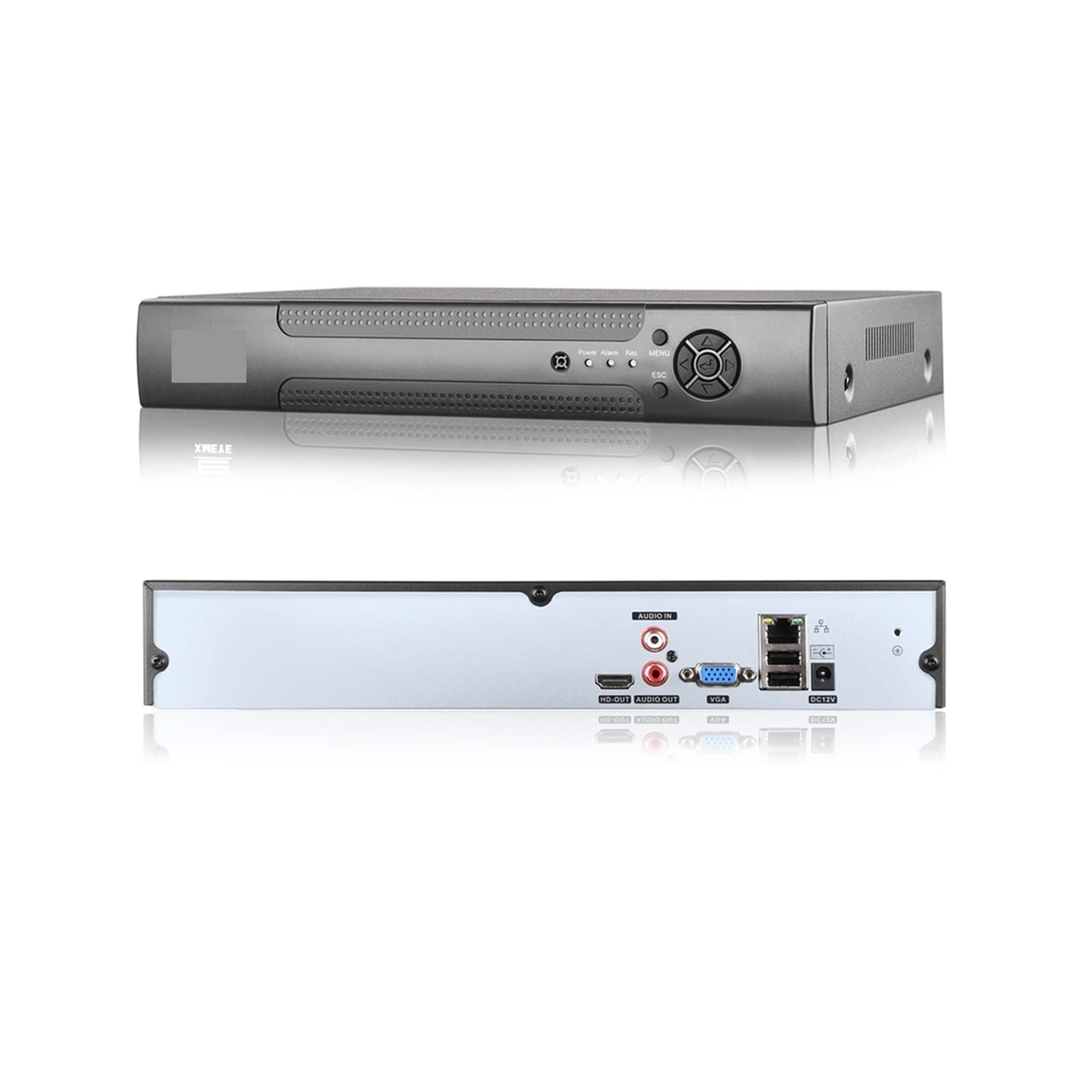 32ch 4K NVRH.265+ Videoregistratore di Rete 2 HDD Registrazione 24 Ore su 24, 7 Giorni su 7 di Registrazione di Sicurezza con Telecamera IP