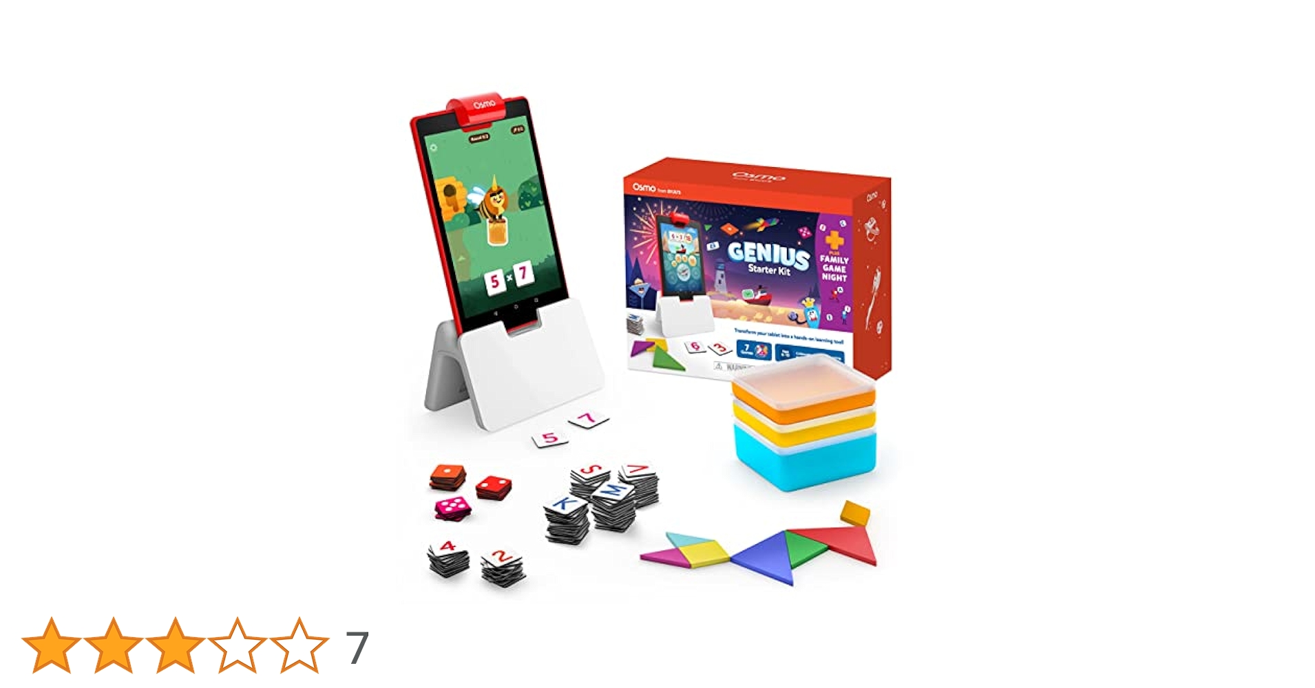 osmo オズモ Genius Starter Kit pizza coding Osmo - Genius Starter Kit for iPad - 5 Educational Learning