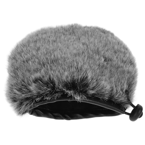 HANABASS Drawstring Plush Microphone Cover Microphone Protector for Washable and Reusable Mic Plush Covers Provides Comfortable Recording Experience for Conferences