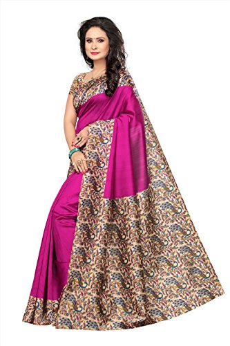 Image of Winza Designer Women Silk saree With Blouse Piece