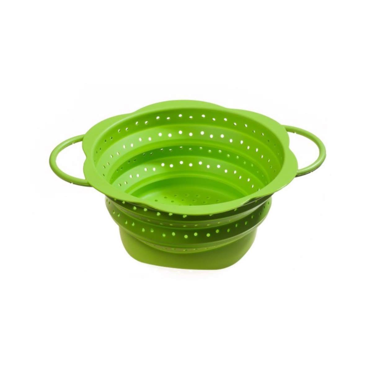 Passoire Design Anthracite Passoire Pliable Kochblume - Silicone Alimentaire | Résiste à 300°C | Lave-Vaisselle | Anthracite Kochblume Anthracite