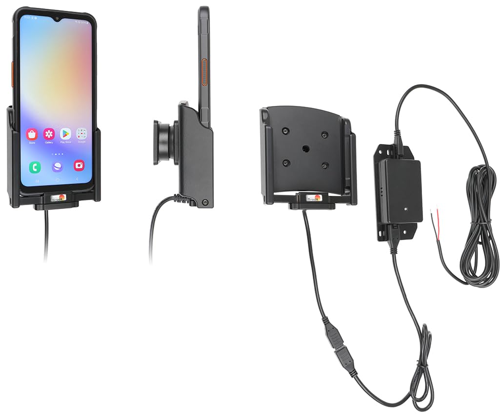 Brodit Gerätehalter 727381 | Made IN Sweden | mit Ladefunktion für Smartphones - Samsung Galaxy Xcover 7