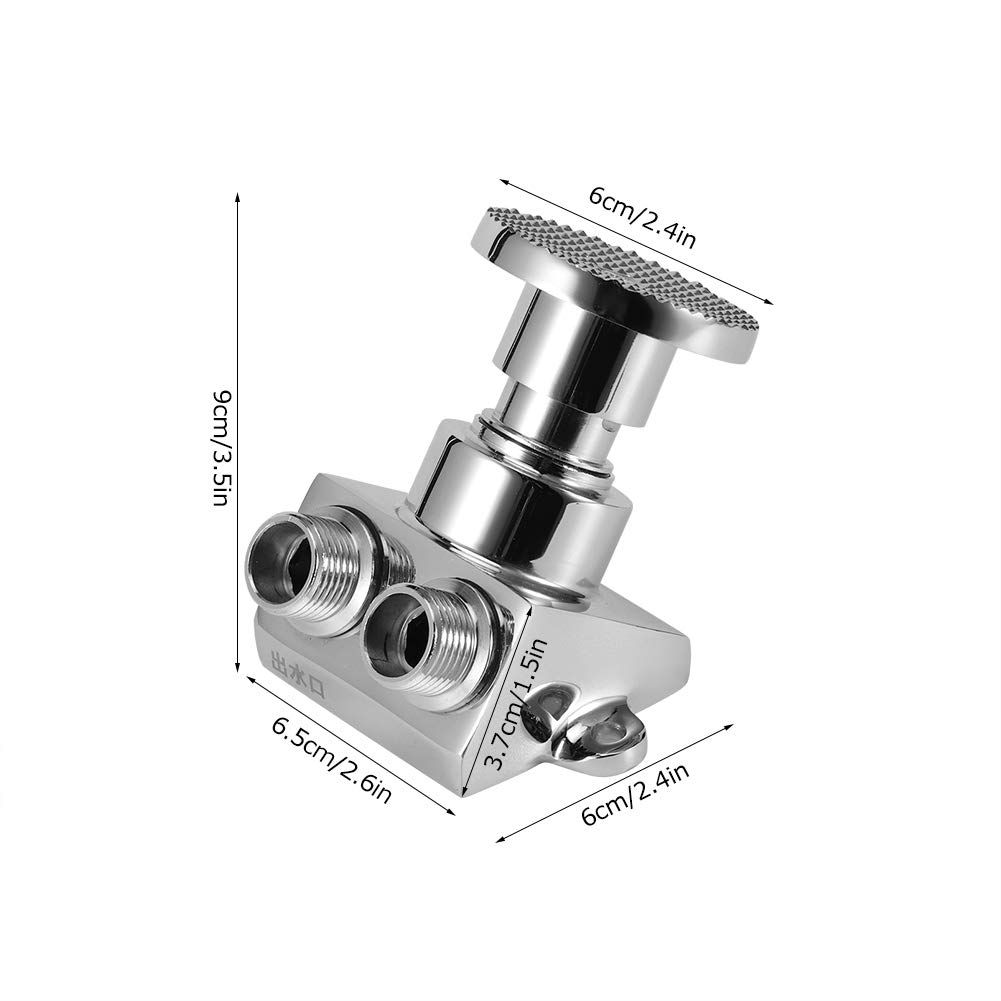Valve de Commande de Pédale de Pied de Plancher G1/2in Cuivre Haute Dureté Robinet d'Eau Froide Automatique