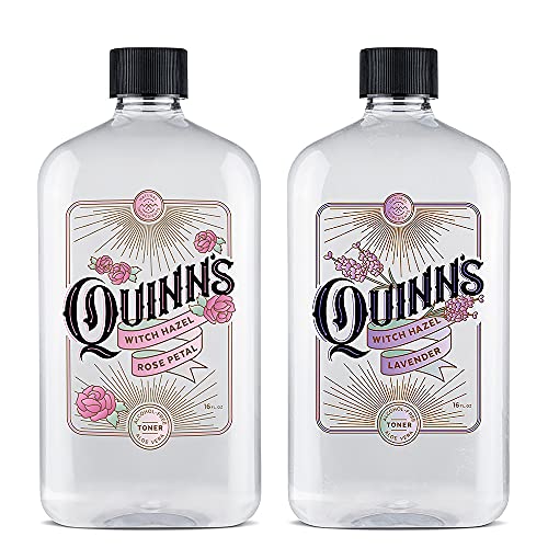 Quinnâ€™s Alcohol Free Witch Hazel Rose 16 oz. & Quinnâ€™s Alcohol Free Witch Hazel Lavender 16 oz.
