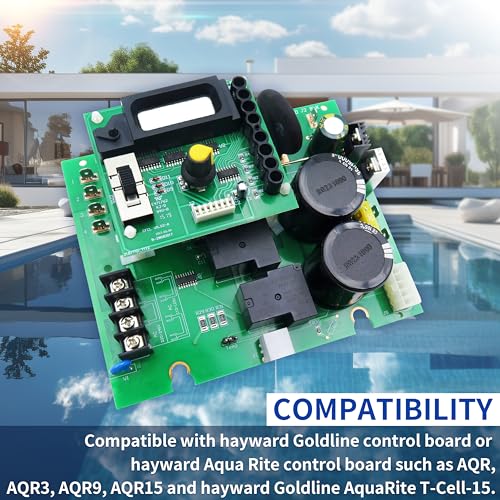 MAHUIBIN GLX-PCB-RITE & GLX-PCB-DSP PCB Main Circuit Board & PCB Display Board Compatible with Hayward Goldline AquaRite Salt Chlorine Generators