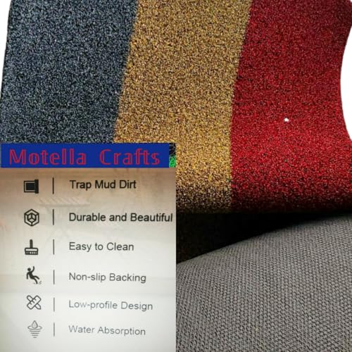 Image of PVC Multigrass Strip Modern Multipurpose Mat for Home,showrom,Shop,Office Entrance, Indoor Outdoor Anti Slip PVC Floor Mat for Bedroom Kitchen