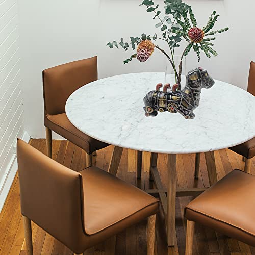 Mozhixue Mechanical Punk Animals Statue - Industrial Design Steampunk Dachshund/Elephant/Snail/Wolf/Rhino Resin Crafts Creative Ornaments,Sculpture For Office Bookshelf Desktop Decorations,Dachshund #TOP4