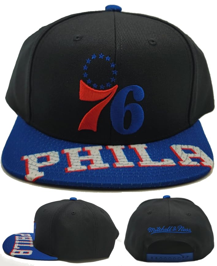 Gorra Snapback Mitchell & Ness Philadelphia 76ers miniatura 1