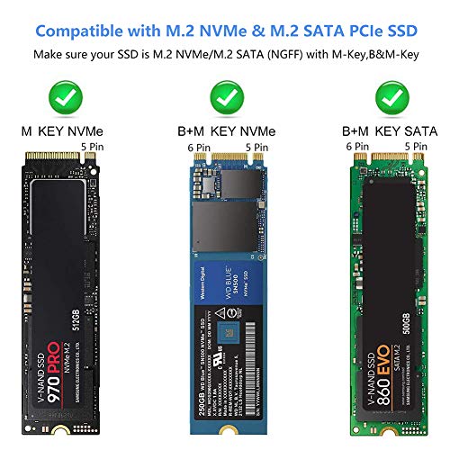 Sokiwi M.2 NVMe SATA SSD Enclosure Adapter Tool-Free の商品画像 4