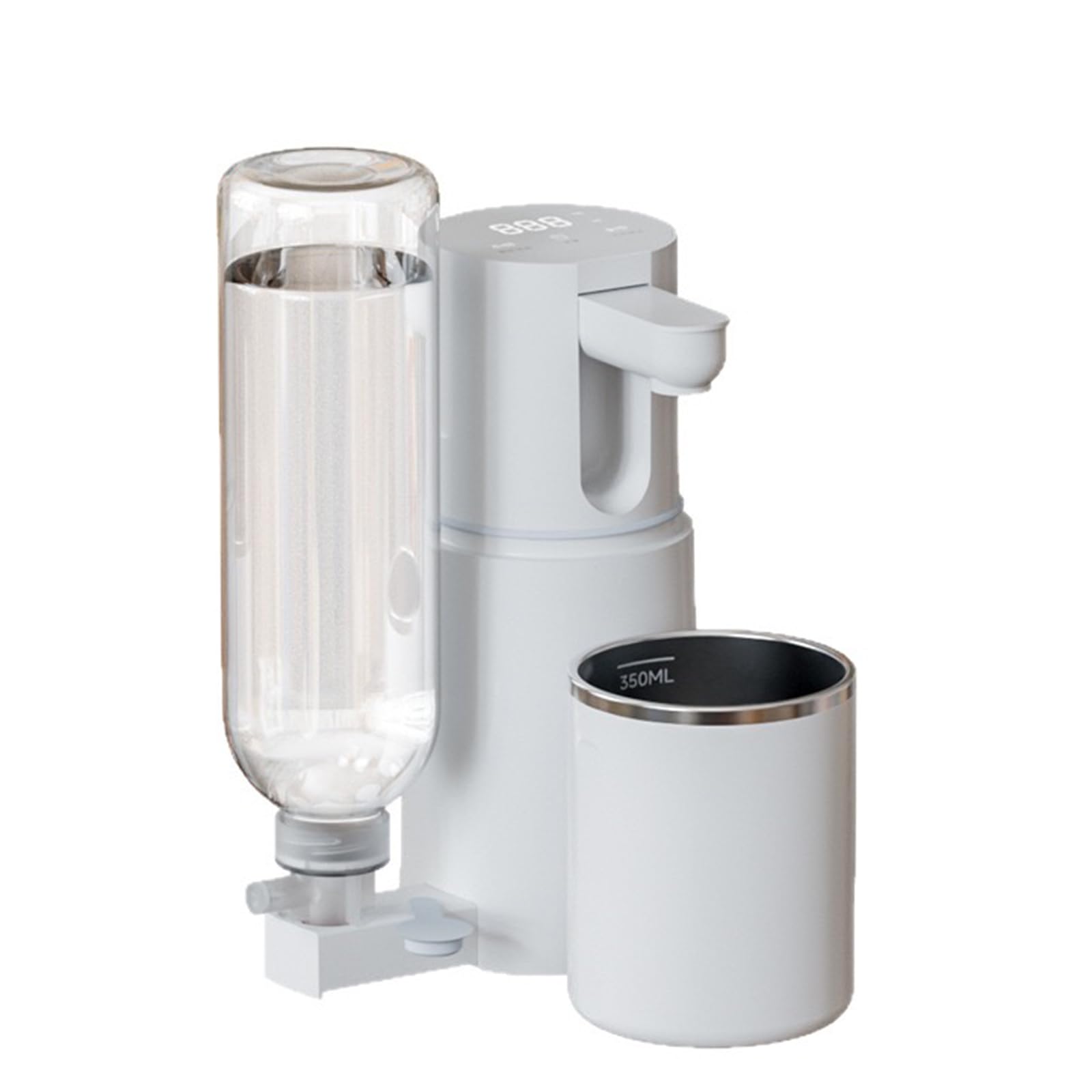 Photo 1 of Instant Hot Water Dispenser Mini Portable 3 Seconds Fast Heating 2000W 5 temperatures for Camping Home Kitchen Travel Hiking Bottle Adapter Suitable for Standard Mineral Water Bottle