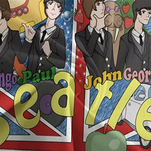 The Beatles 3D Parure De Lit en Microfibre Confortable Douce, avec Fermeture Éclair, avec Et Taie d’oreiller, Ultra Doux… - Les Beatles, Paul McCartney, John Lennon, RIngo Starr, George Harrison The Beatles 3D Parure De Lit en Microfibre Confortable Douce, avec Fermeture Éclair, avec Et Taie d'oreiller, Ultra Doux… – Image 7