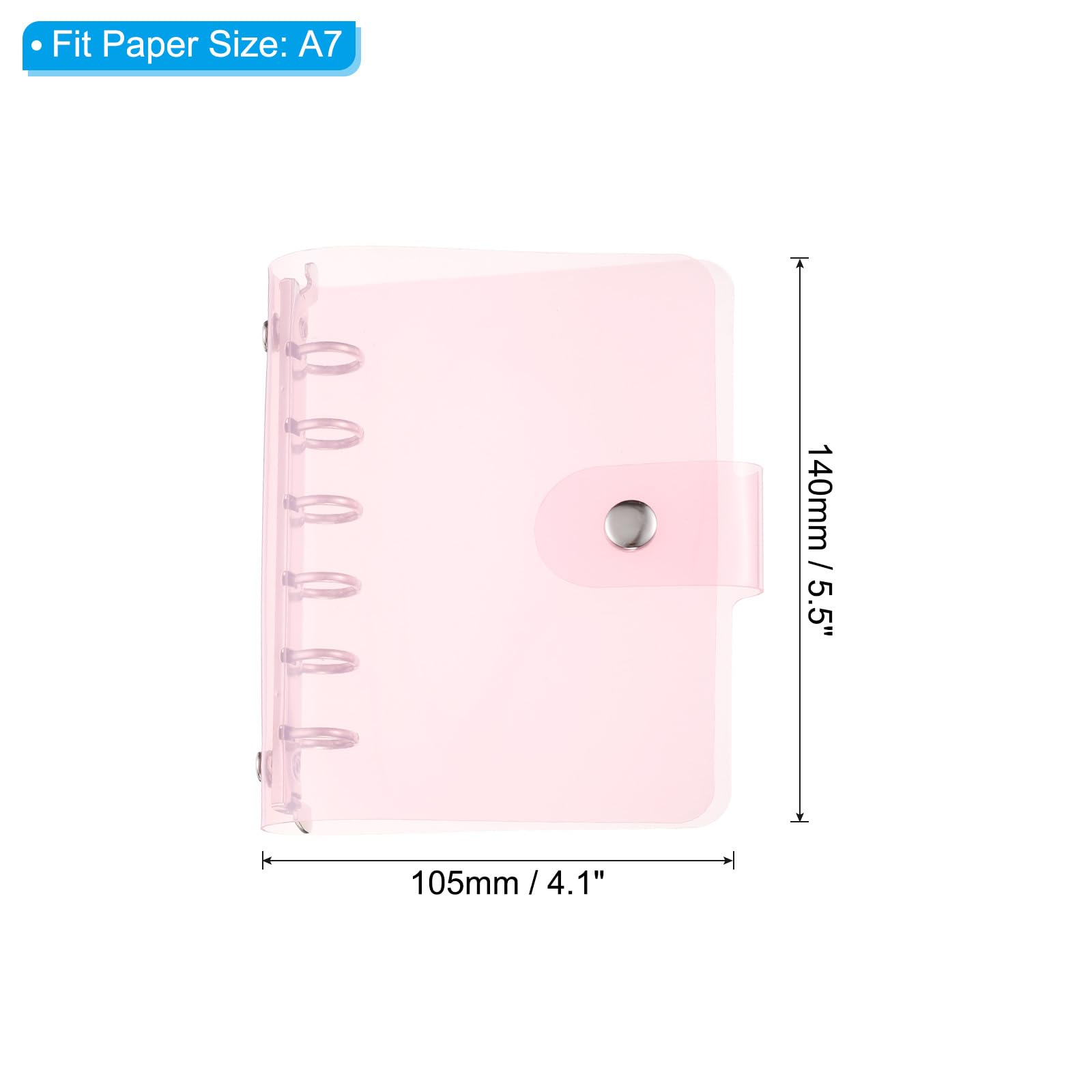 PATIKIL A7 Clear Binder Cover - Image 2