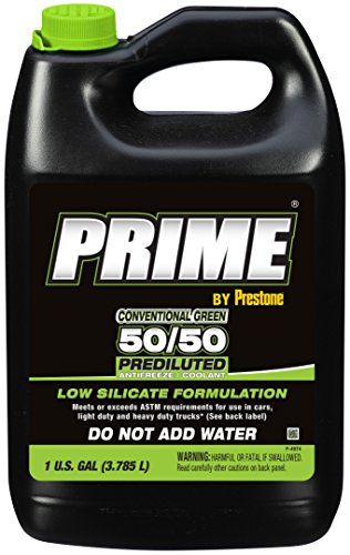 Prestone AF3300-6PK Prime Green Silicate 50/50 Antifreeze - 1 Gallon, (Pack of 6)