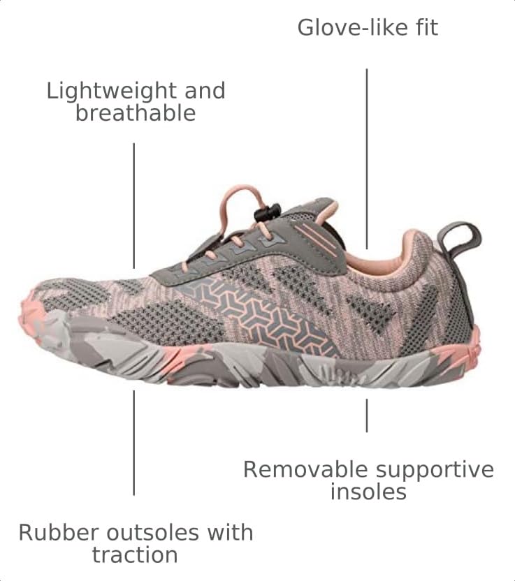 Image of Joomra Women's Trail Running Barefoot Shoes | Wide Toe Box Minimalist Sneakers | Zero Drop