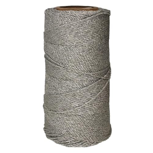 Cordon en polyester ciré argenté métallisé 1mm de 144m pour bijoux - 2