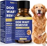 Furwhisp Dog Wart Remover with Built-in Brush, Fast Acting Natural Formula for Wart & Skin Tag Removal in Dogs, Scar-Free & Prevents Recurrence (0.7 fl.oz)