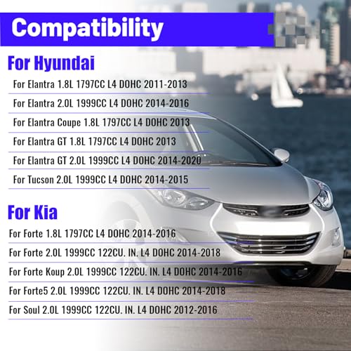 Ownweeda HGS193 Cpw13795 Head Gasket W/Bolts Kit For 2011-2020 Hyundai Elantra Coupe Gt 1.8L 2.0L / For 2012-2018 Kia Forte Soul 1.8 2.0 L4 Engine Cylinder Full Gasket Set Replacement Hgs193 Hs26561Pt thumb #1