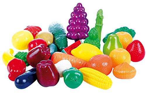 82 Teile Lebensmittel für Spielküche Kaufladen mit Box Obst Gemüse Speisen UVM – Bild 5