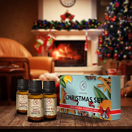 Set Navidad Aceites Esenciales 3x10ml Canela, Naranja y Clavo miniatura 3