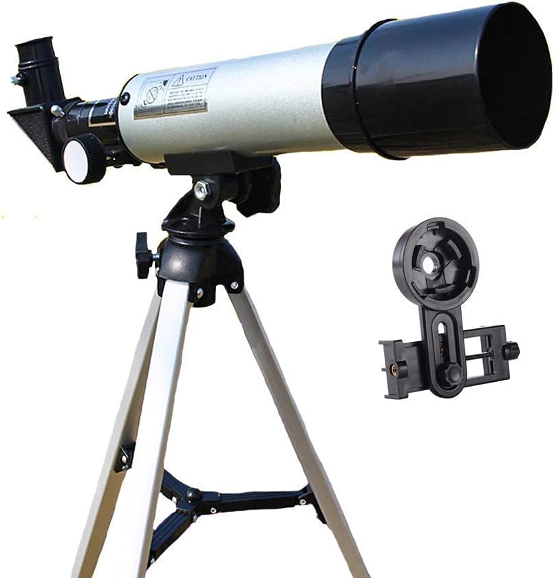大人初心者子供向け望遠鏡、50mm口径360mm az天文屈折望遠鏡Bak4