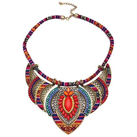 SLQPFK Chunky Bib Choker Necklace Cover