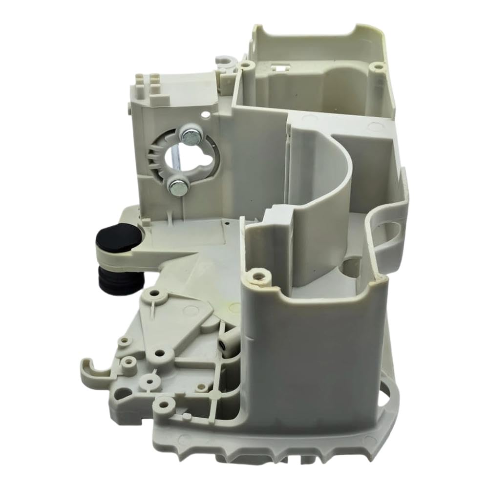 Carcasa del motor del cárter con ajustador del tensor de cadena Compatible con motosierra MS170 MS180 MS 170 180 017 018