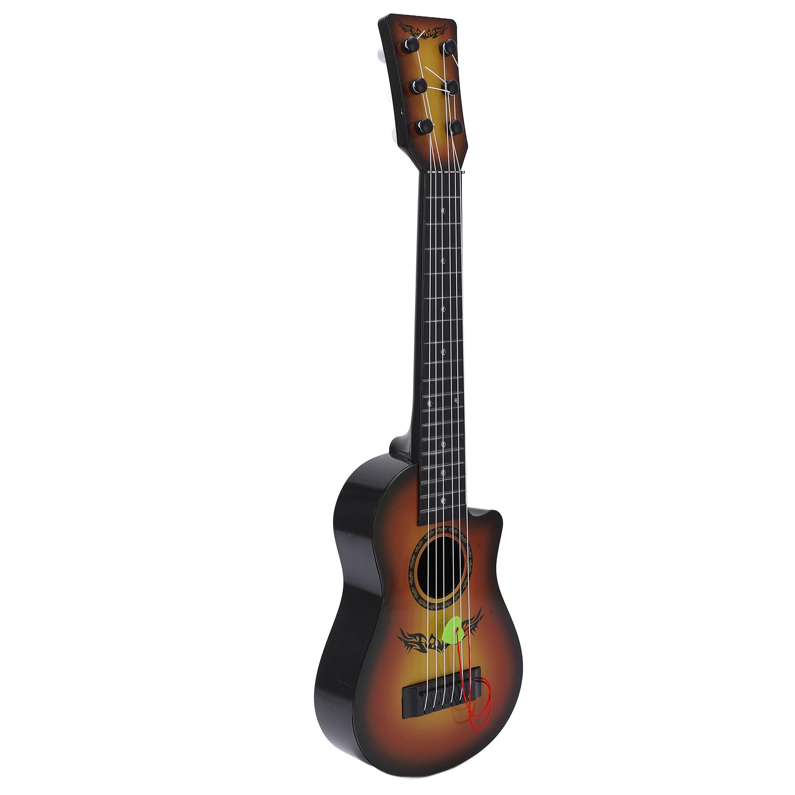 Mini Chitarra Ukulele Giocattolo per Bambini per L'educazione Musicale, Regalo in Plastica ABS Leggera, Ideale per i Bambini