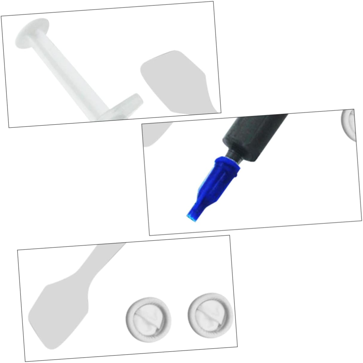 SHOWERORO 1Set Thermal Paste CPU GPU Heat Sink Grease Kit Non Conductive High Thermal Conductivity Includes Tube of Paste Spatula for Cooling