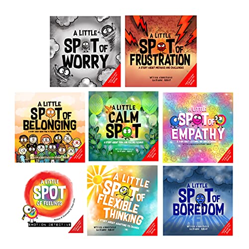 A Little Spot Of Feelings 8 Book Box Set (Book 25-32: Empathy, Frustration, Calm, Belonging, Worry, Boredom, Flexible Thinking, & Feelings Detective) #TOP3