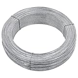zäune stahl verzinkt Farbe: Silber; Material: Verzinkter Stahldraht; Länge: 250 m