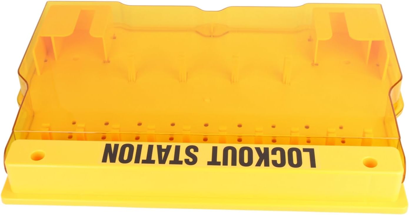 Lockout Tagout Station Visualization Management Lockout Station with Cover for Lockout Safety Supply