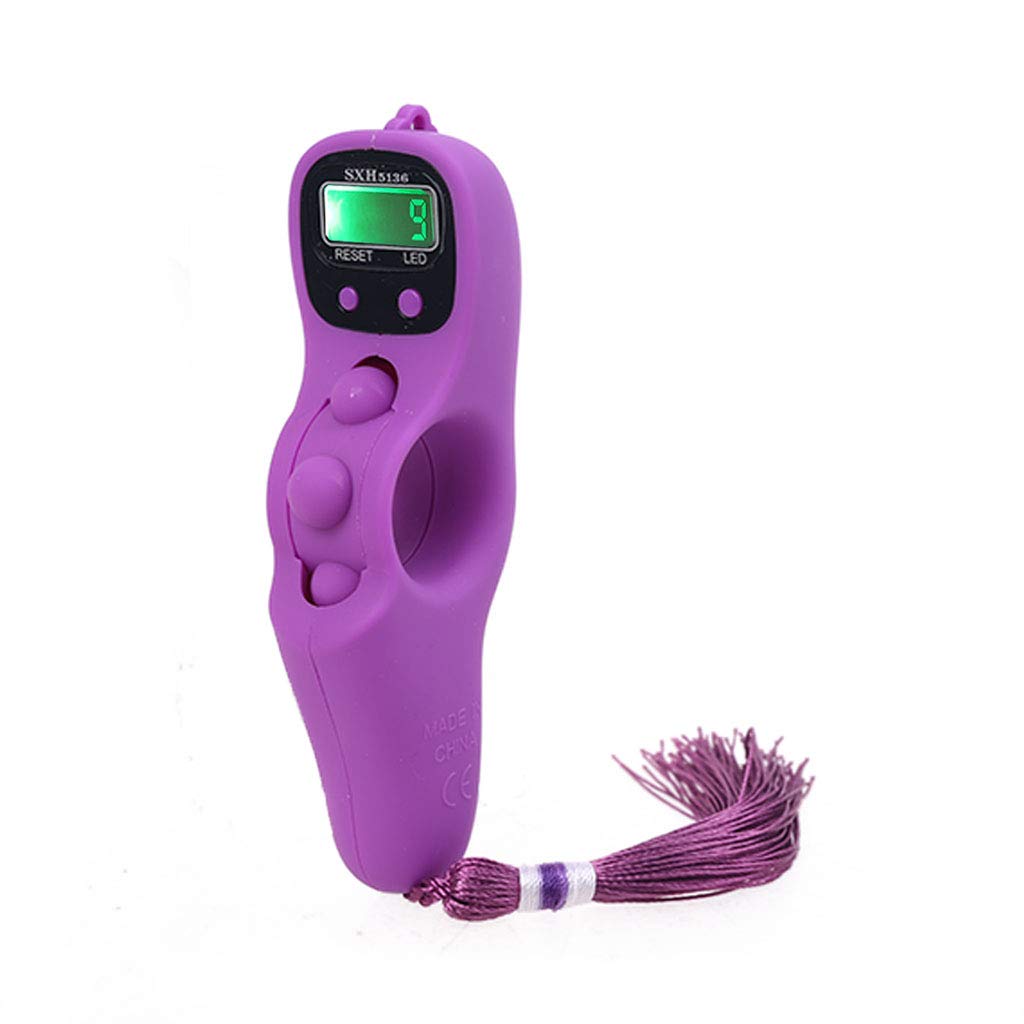 Portable Handheld Digital Beads Counter with Backlight Finger Game Toy Manual Reset Relaxation Tool