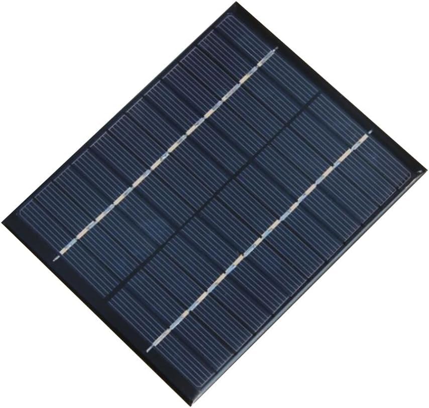 Besomi Electronics Compact Solar Panel, 2W 12V 167mA, Eco-Friendly Energy Solution for DIY Projects and Outdoor Applications, 110x136mm