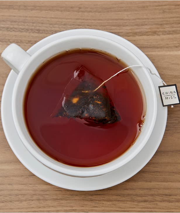 Miniatura 3 de China Mist - Bolsas de té de hoja completa, naranja sangre de arándano, té negro saborizado con otros sabores naturales (1 caja)