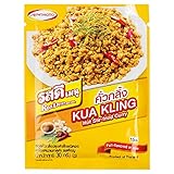 RosDee menu, Kua Kling Sauce Powder, Hot Stir-Fried Curry 30g X 3 Packs