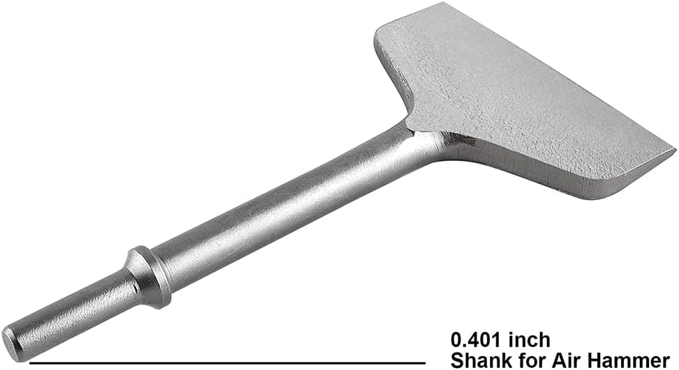 Wide Chisel 4-inch Wide Air Chisel Bit Shank Tile Thinset Scaling Air Chisel Hammer Chisel Electric Demolition Hammer Wide Chisel (Blade Type : 4 X 7 inch)
