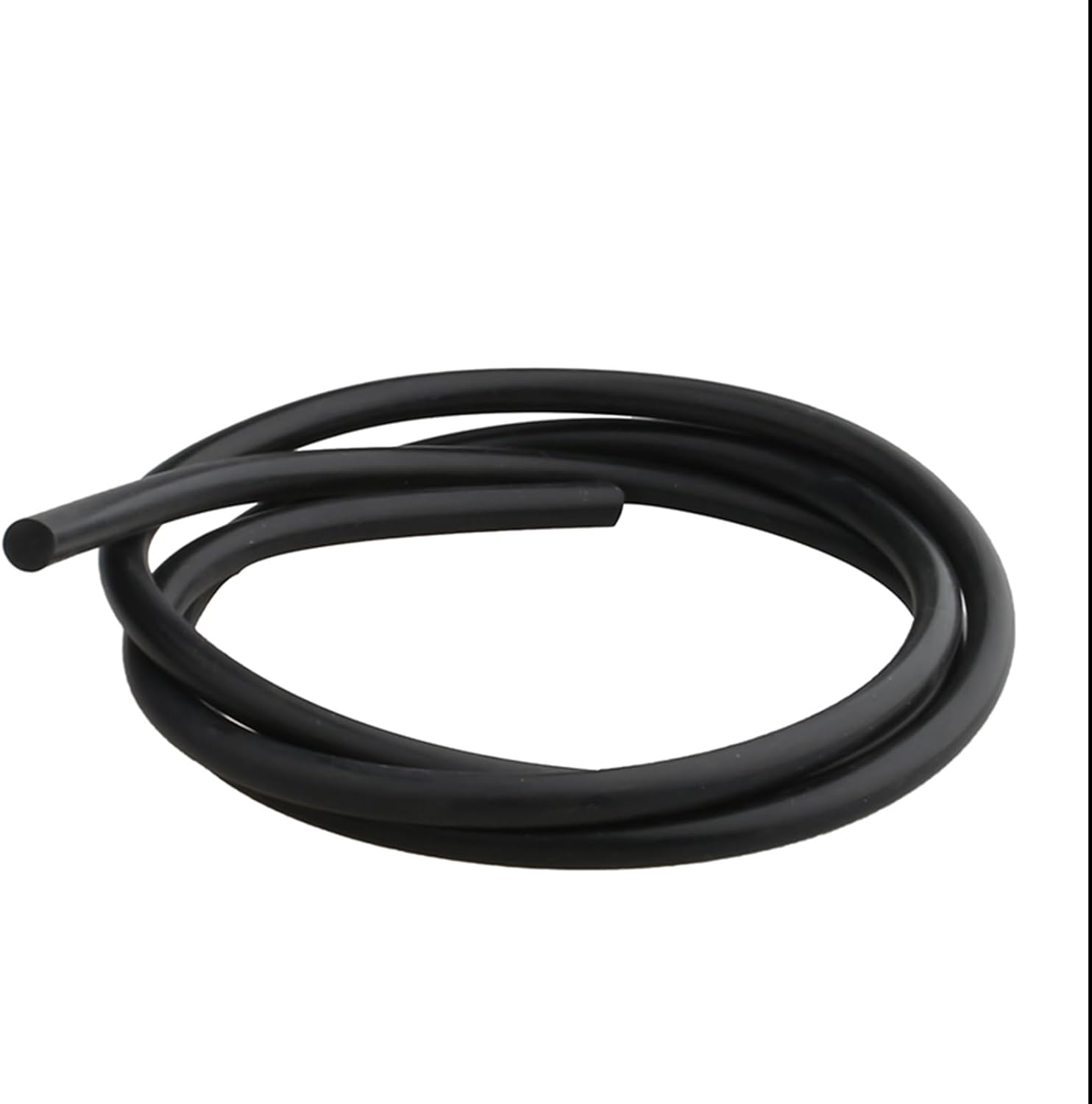 Flexible Black Silicone Round Bar for Industrial Sealing, Waterproof, Corrosion-Resistant Rubber Strip for Pipes and Machinery Equipment,11mm