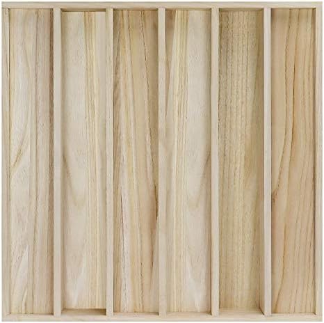 BXI Sound Diffuser - 24 X 24 X 2.8 Inches Wood Acoustic Diffuser Panels Reduce Distinct Echo Preserve Room Liveliness - Quadratic Residue Diffusor for Wall and Ceiling Acoustic Treatment (1D)