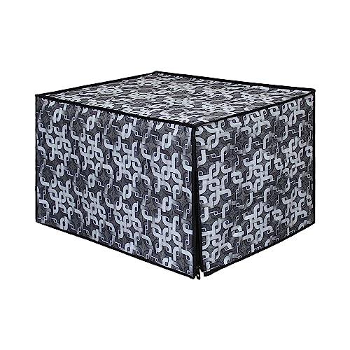 Image of DREAM KING Stylish Design & Printed Microwave Oven Cover Full Closure |waterproof & Dustproof Oven Cover Suitable for All Models - Multicolour SA38