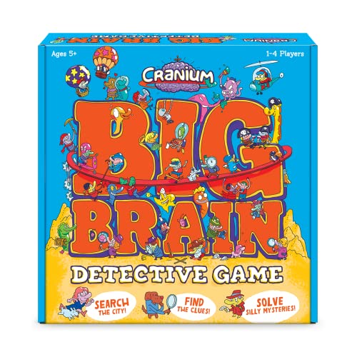Funko Games Cranium Big Brain Game, Light Strategy Board Game For Children & Adults (Ages 10+), 2-4 Players