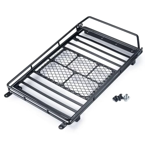 Galerie de toit en métal pour phares projecteurs RC Axial SCX10 II Wrangler
